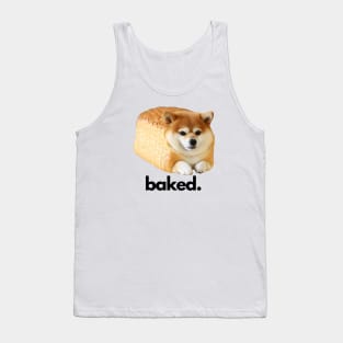 Shiba inu Loaf of Bread Light Tank Top